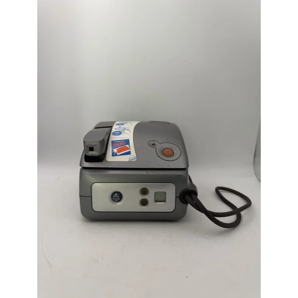 Vintage Polaroid One 600 Instant Film Camera Silver Gray Untested